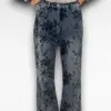 print jeans