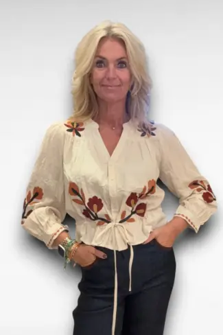 borduur blouse