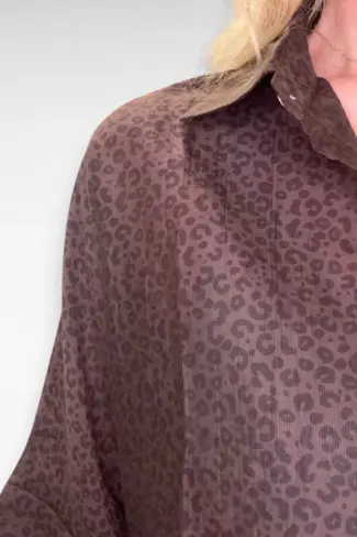 Alternative view of Bruine Blouse Print