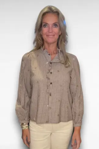 BRUINE RUIT BLOUSE