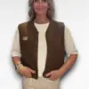 gilet bruin