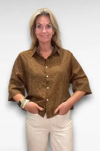 groene blouse