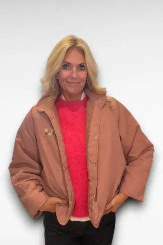 Alternative view of Jas Reversibel Oud Roze