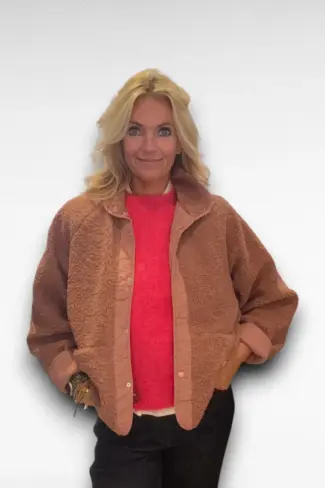 Jas Reversibel Oud Roze