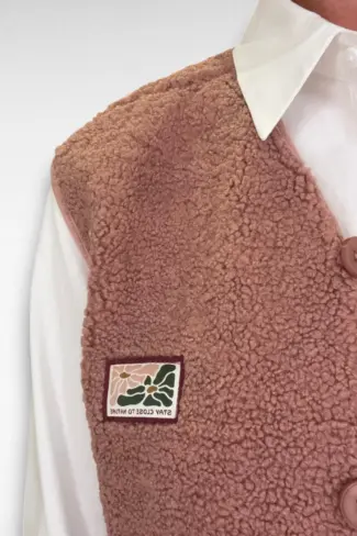 Alternative view of Teddy Gilet Roze