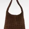 croco schouder tas