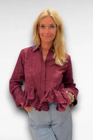 rode blouse