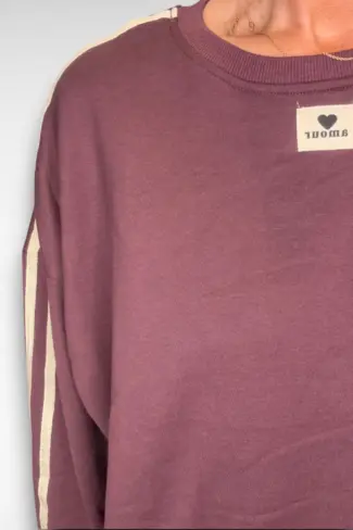 Alternative view of Sweat Oversized AMOUR Paars