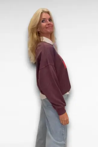 Alternative view of Sweatshirt Drama Queen Paars
