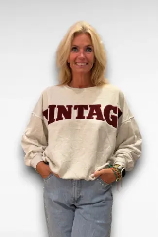 grijze sweater