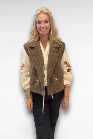teddy gilet