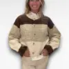 bruin beige vest