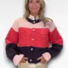 roze vest