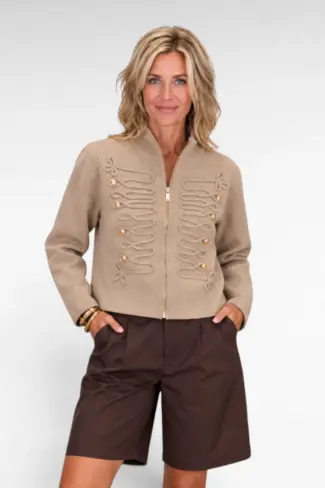 beige vest