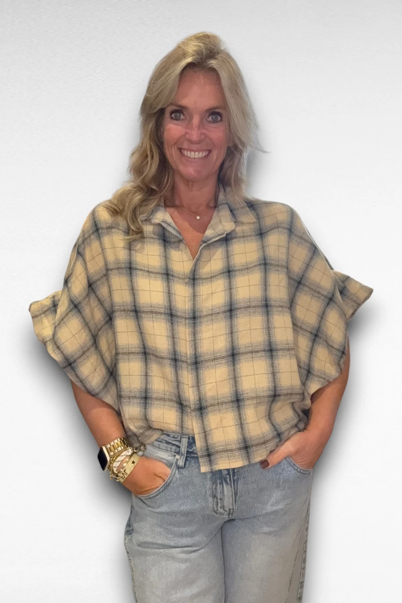 beige blouse