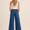 Blauwe Palazzo Jeans – achterkant