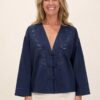 Blouse Blauw – voorkant