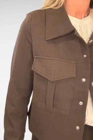 Alternative view of Blazer Kort Bruin