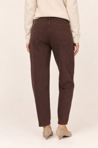 Bruine Ballon Jeans – achterkant