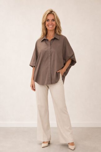Bruine blouse – overzicht