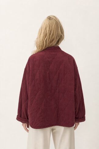 Corduroy Rood Vest / Jas – achterkant