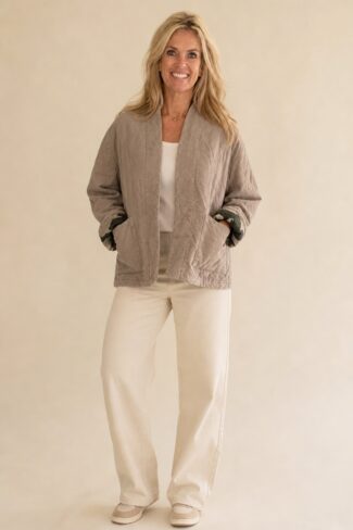 Corduroy Taupe Vest / Jas – overzicht