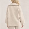 Ecru Teddy Vest – achterkant