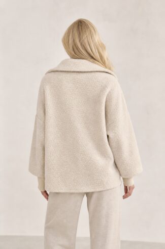 Ecru Teddy Vest – achterkant