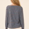Gestreepte Blauw Top – achterkant
