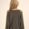 Groene Trui Strepen – achterkant