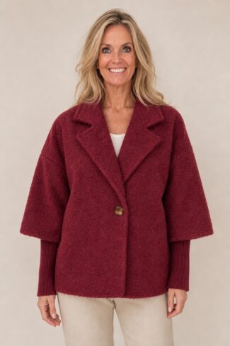 Jas Rood – voorkant