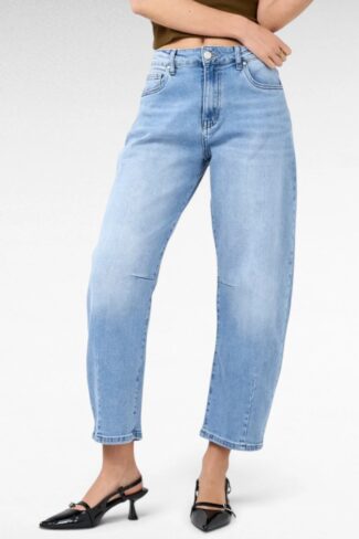 Jeans Barrel Blauw – voorkant