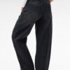 Jeans Barrel Grijs – detail