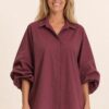 Rode blouse – voorkant