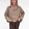 geruite blouse groen