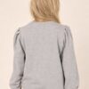 Sweater Grijs Gemeleerd – achterkant