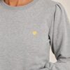 Sweater Grijs Gemeleerd – detail
