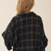 Zwarte damesblouse, achterkant