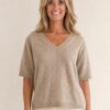 Beige damestrui, voorkant