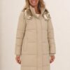 Beige Donsjas, voorkant