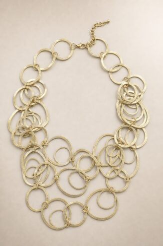 Goudkleurige schakelketting, volledig product