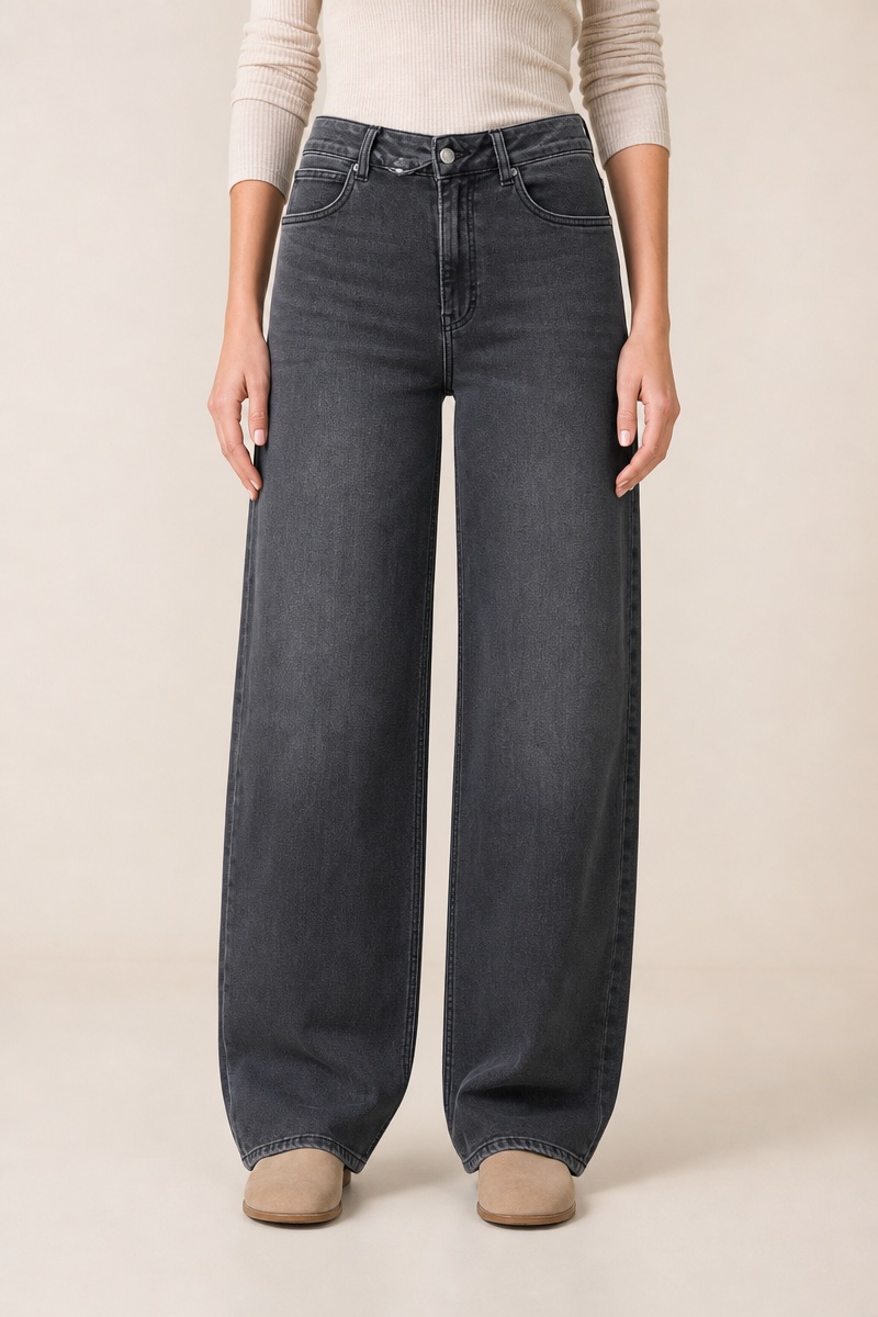 Jeans Barrel grijs