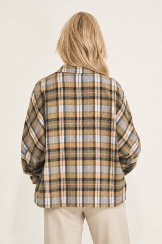 Groene damesblouse, achterkant
