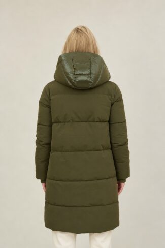 Groene Donsjas, achterkant
