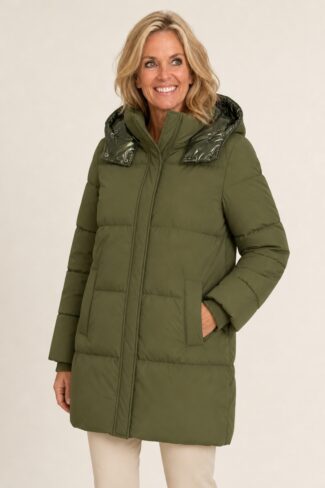 Groene Donsjas, voorkant