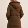 Parka Bruin, achterkant