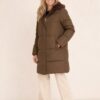 Parka Bruin, gedragen overzicht